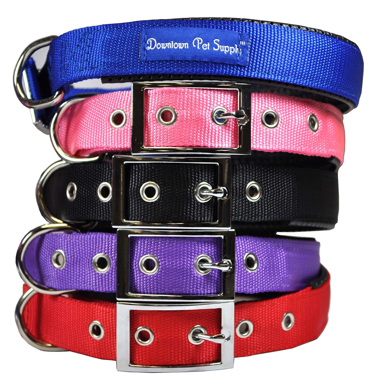 Dog Collars for Large Dogs Padded Dog Collar Red, XL