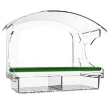 Acrylic Transparent Suction Cup Hanging Beehive Outdoor Window Bird Feeder and Waterer Bird House