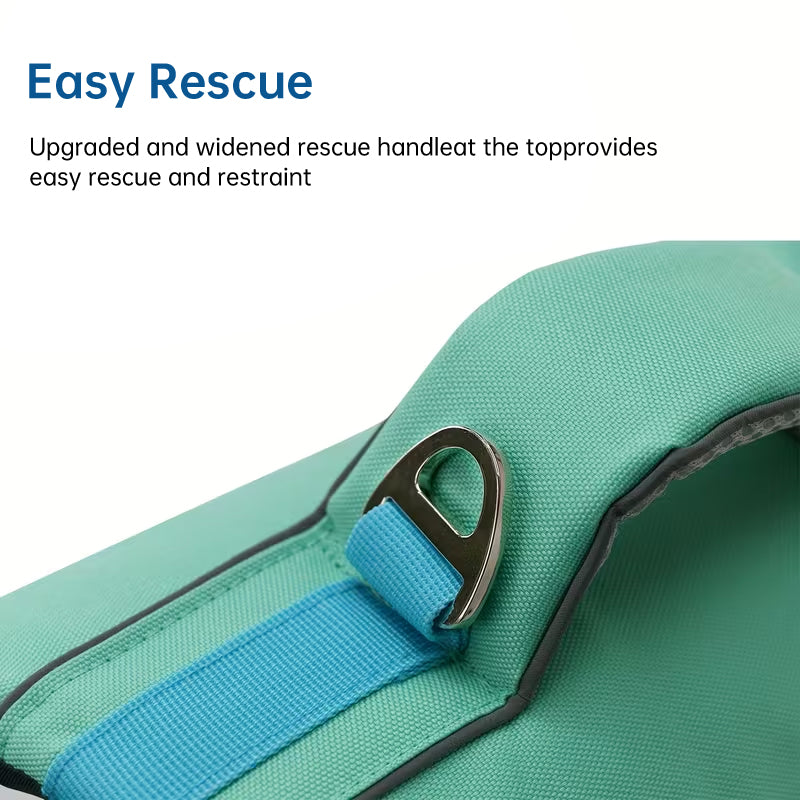 Adjustable Dog Life Vest with Reflective Stripes – High Buoyancy, Breathable Safety Jacket for Water Sports & Swimming