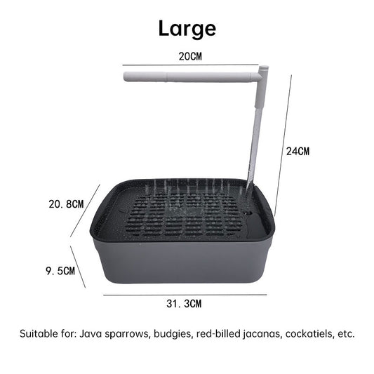 Automatic Parrot Bath - USB Electric Bird Bath with Circulating Water Shower