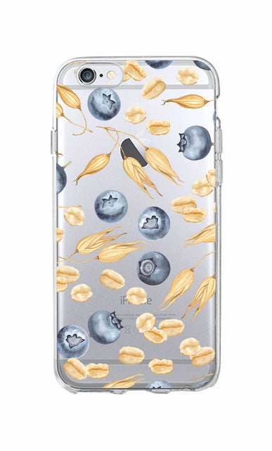 Cute Bird Butterfly Floral Flower Soft Clear Phone Case Fundas Coque Cover For iPhone 7 7Plus 6 6S 8 8PLUS X XS Max SAMSUNG