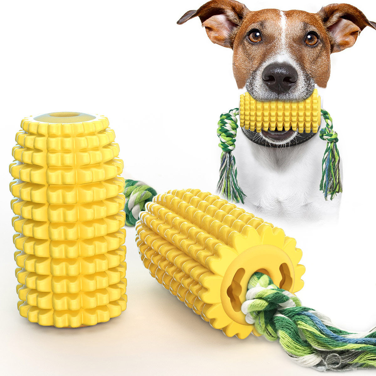 Pet Supplies Dog Toys Molar Sticks Resistant to Bite Clean Teeth Bone Toothbrush Corn Belt Rope