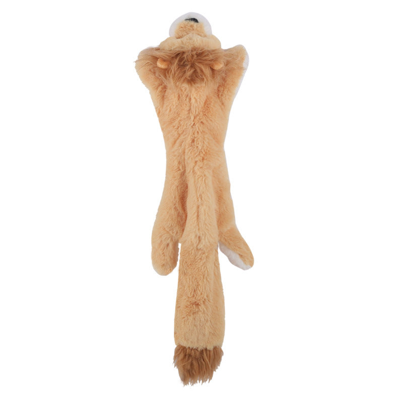 Pet Supplies Dog Simulation Animal Leather Shell Toy 45cm Pet Sound Plush Toy