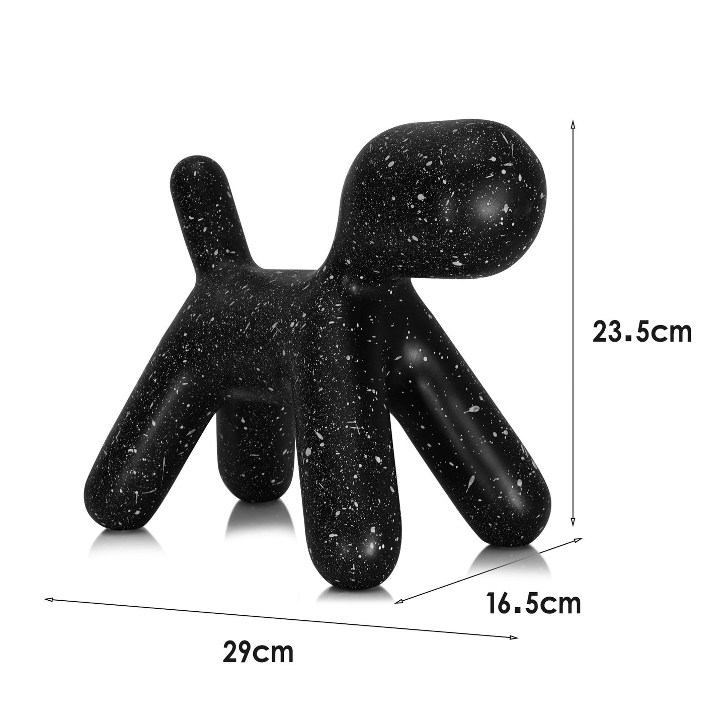Large spotted dog resin decorative ornaments