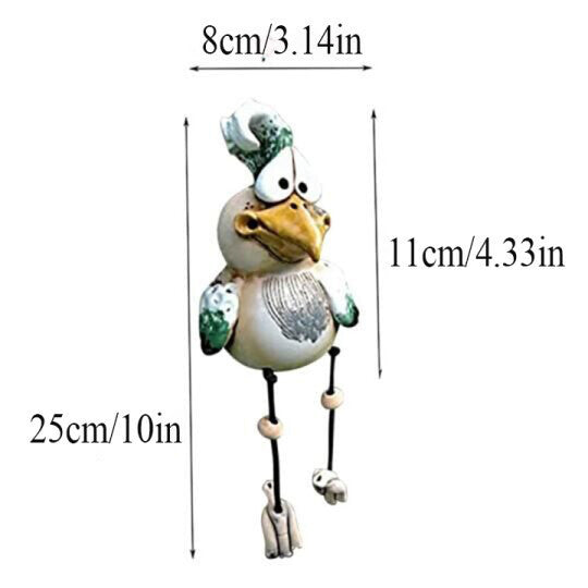 New Cute Bird Sparrow Garden Animal Statue Decorative Resin Craft Ornament