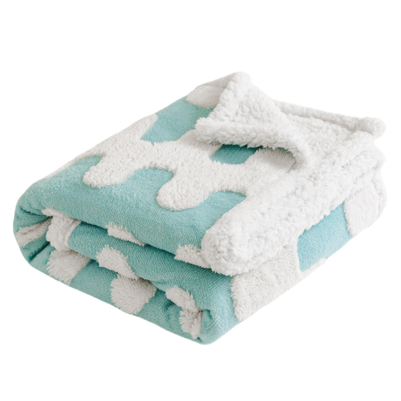Pet waterproof blanket flannel comfortable cotton fleece Sherpa thick pet blanket