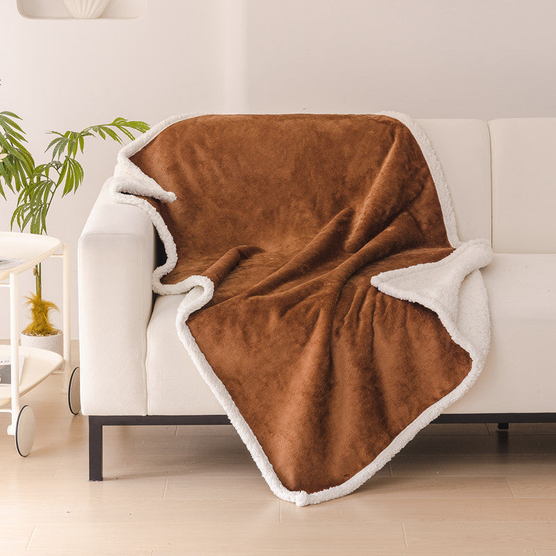 Pet waterproof blanket flannel comfortable cotton fleece Sherpa thick pet blanket