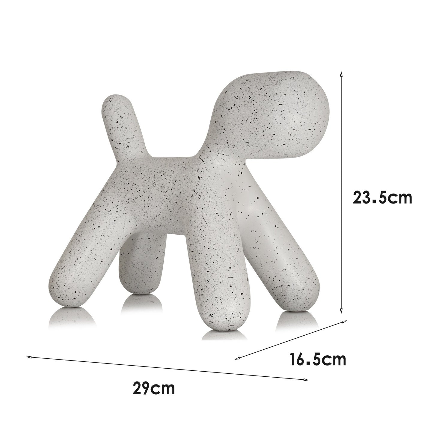 Large spotted dog resin decorative ornaments