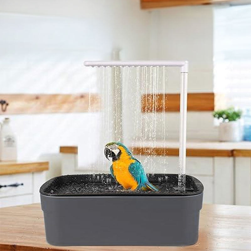 Automatic Parrot Bath - USB Electric Bird Bath with Circulating Water Shower