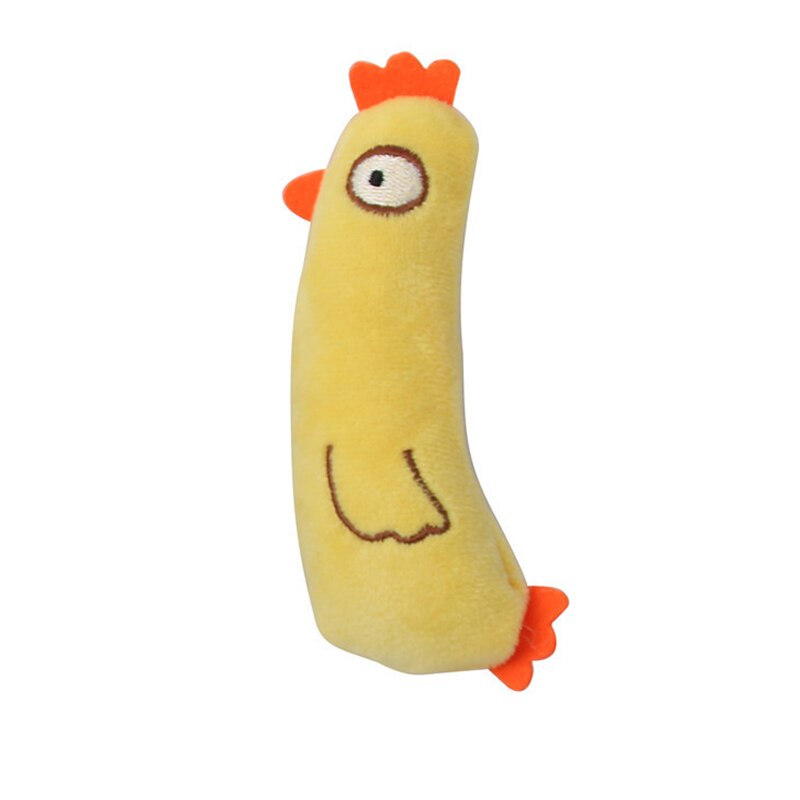 Funny Interactive Plush Cat Toy Teeth Grinding Catnip Toys Chew Vocal Bite Resistant Cat Toy Pet Accessories