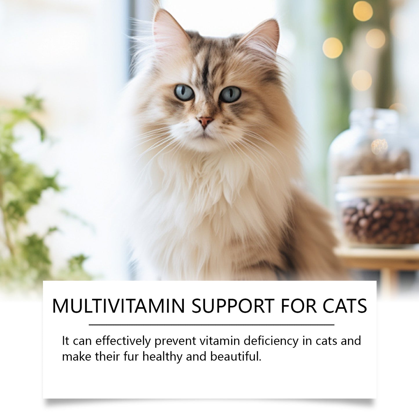 Pet Cat Multivitamin Tablets, Cats Supplement Vitamin Micronutrient Nutritional Supplements