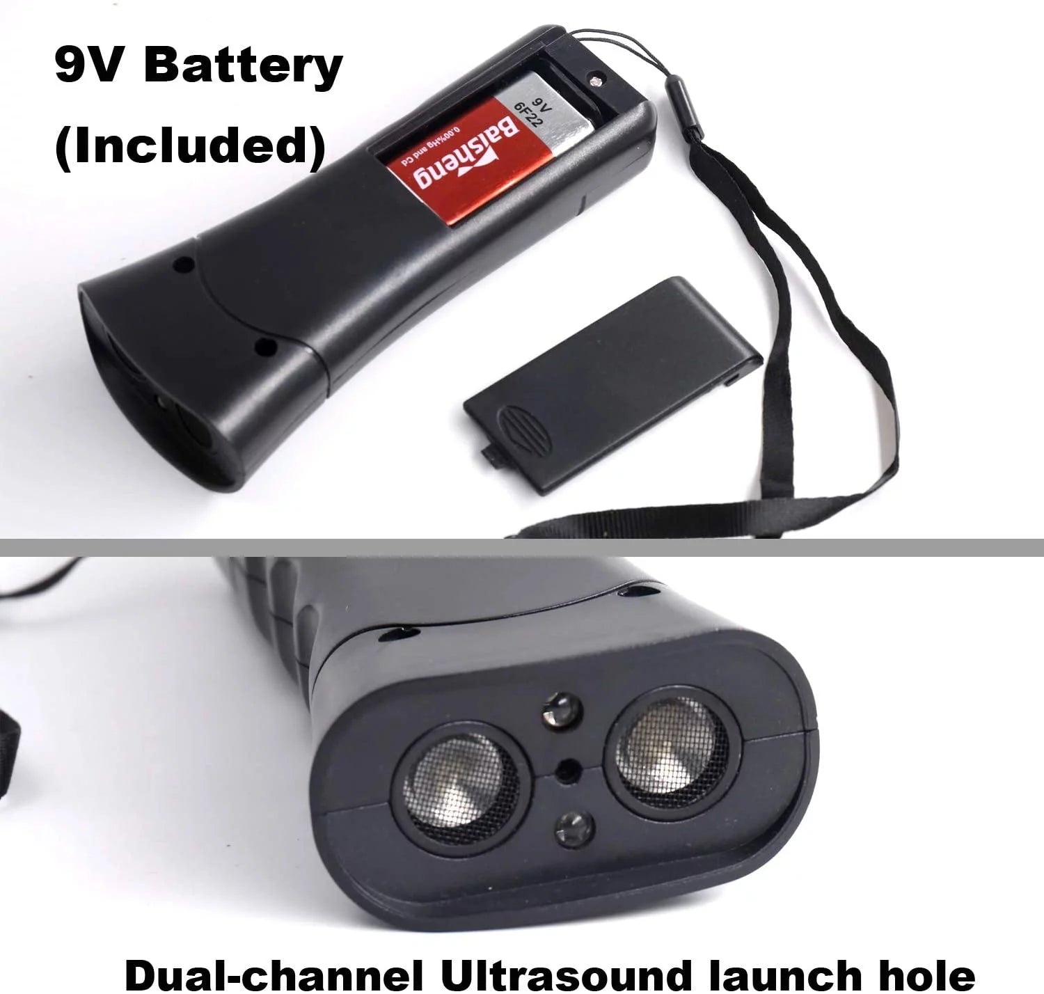 Anti Barking Device, Ultrasonic Dog Repeller & 3 in 1 Pet LED Trainer Device | Dual Channel Dog Bark Deterrent & Stop Bark Handheld Dog Training Device-1Pack