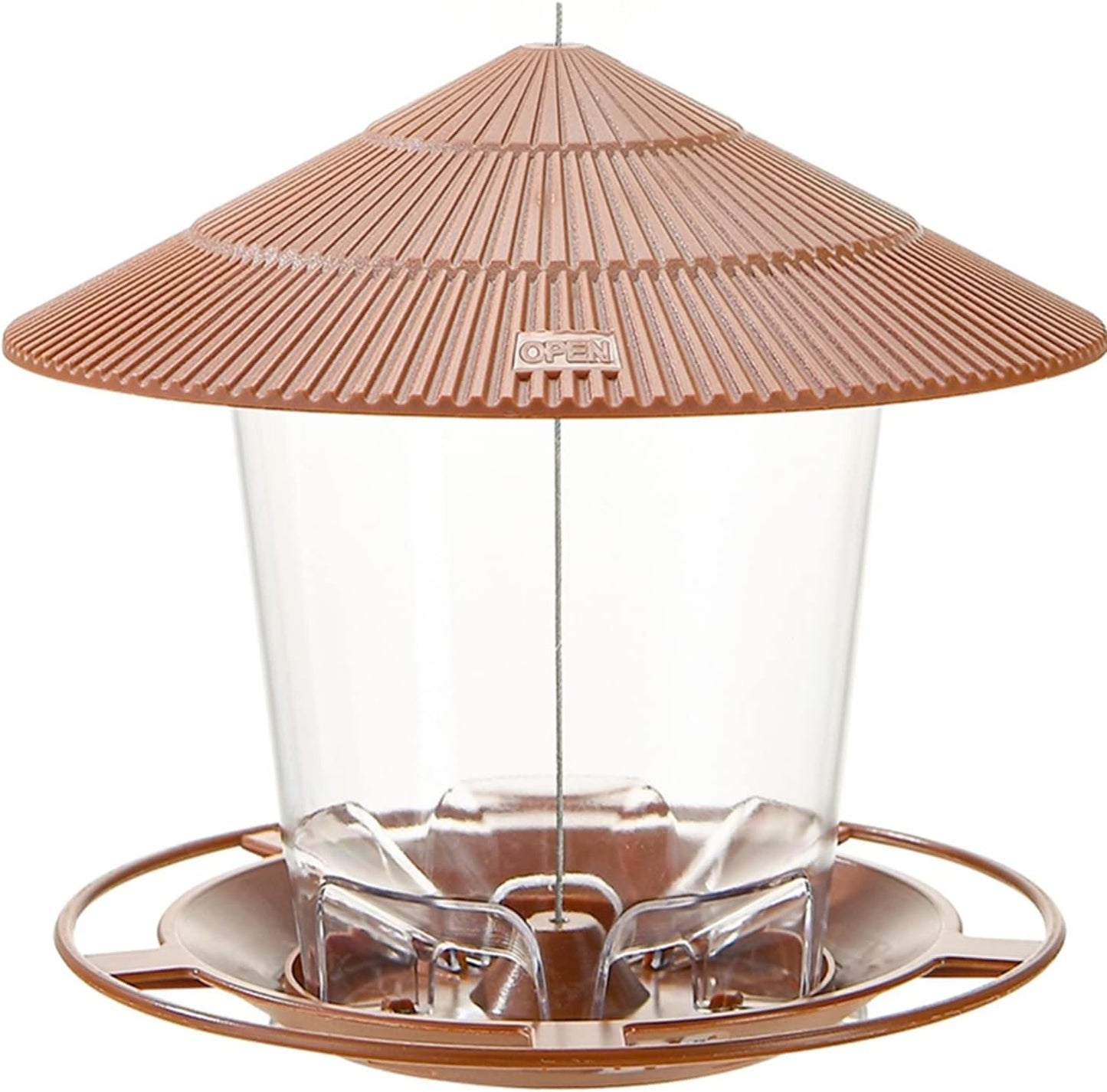 Hanizi Heavy-Duty Outdoor Bird Feeder with Squirrel-Resistant Design