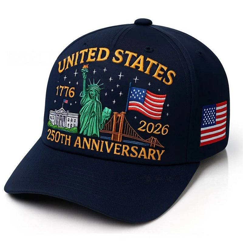 Patriotic 250th Anniversary USA Baseball Cap – Adjustable Vintage Design