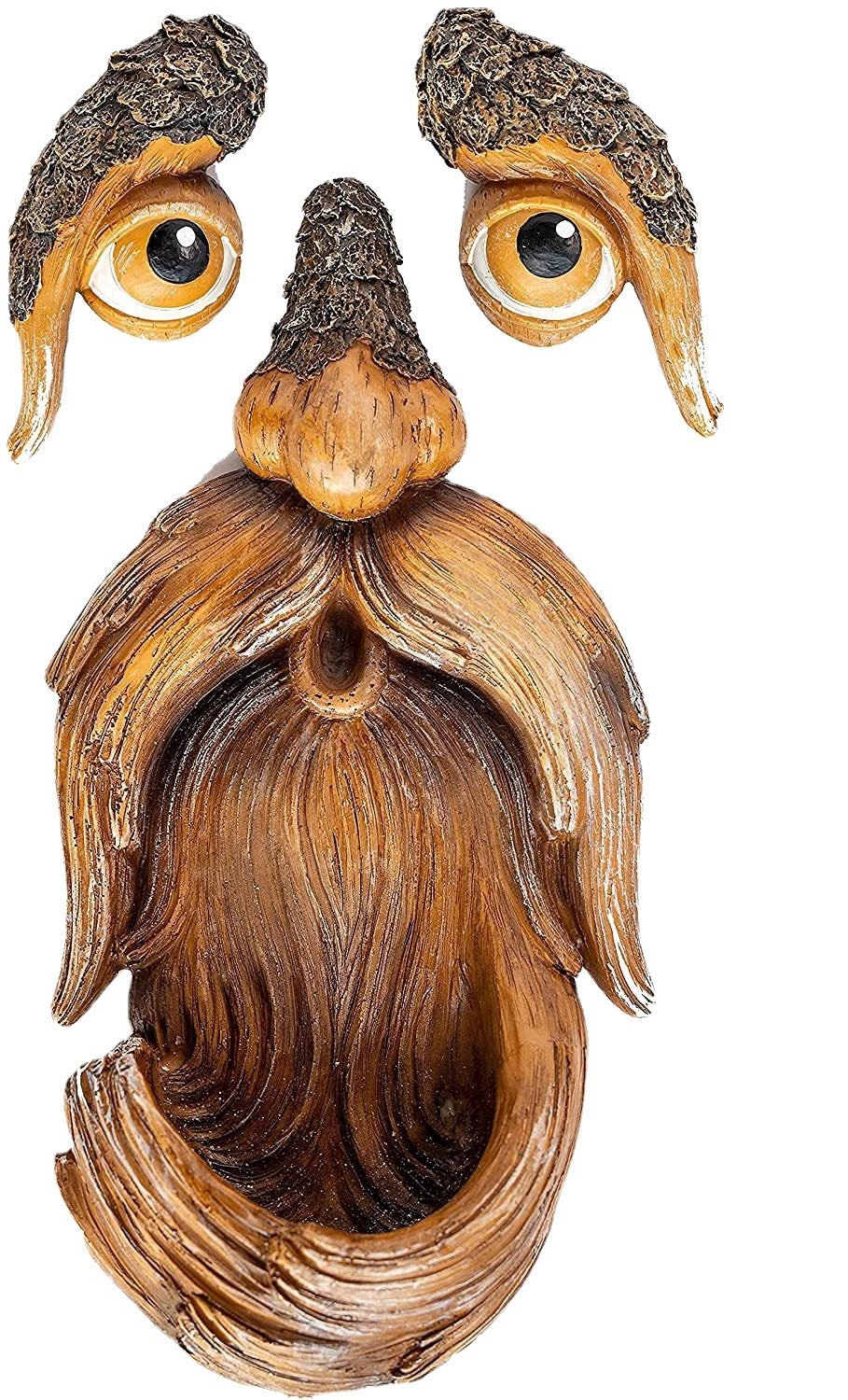 Garden Creative Decoration Outdoor Bark Monster Bird Feeder Wall Decoration Pendant Resin Crafts