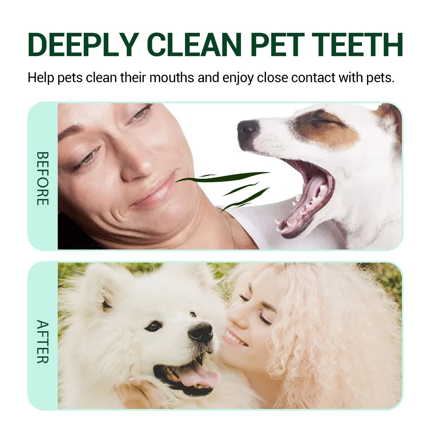 Yegbong Pet Fresh Breath Cleanser Teeth Water Dog Dog Cat Tooth Stains Mouth Cleaning Ear Canal Odor Cleaning Earwax
