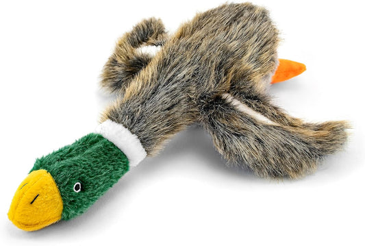 Ruffin' It Woodlands Mallard Stuffed Plush Dog Toy, Large