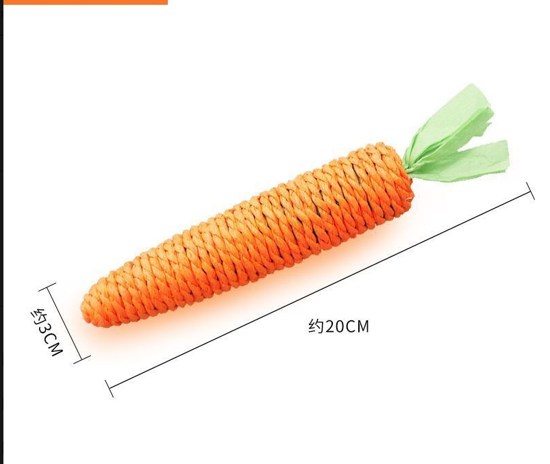 Cat toys, radish, self relieving puzzle tool, teeth grinding, bite resistance, sisal hemp, cat teasing products, cat teasing stick
