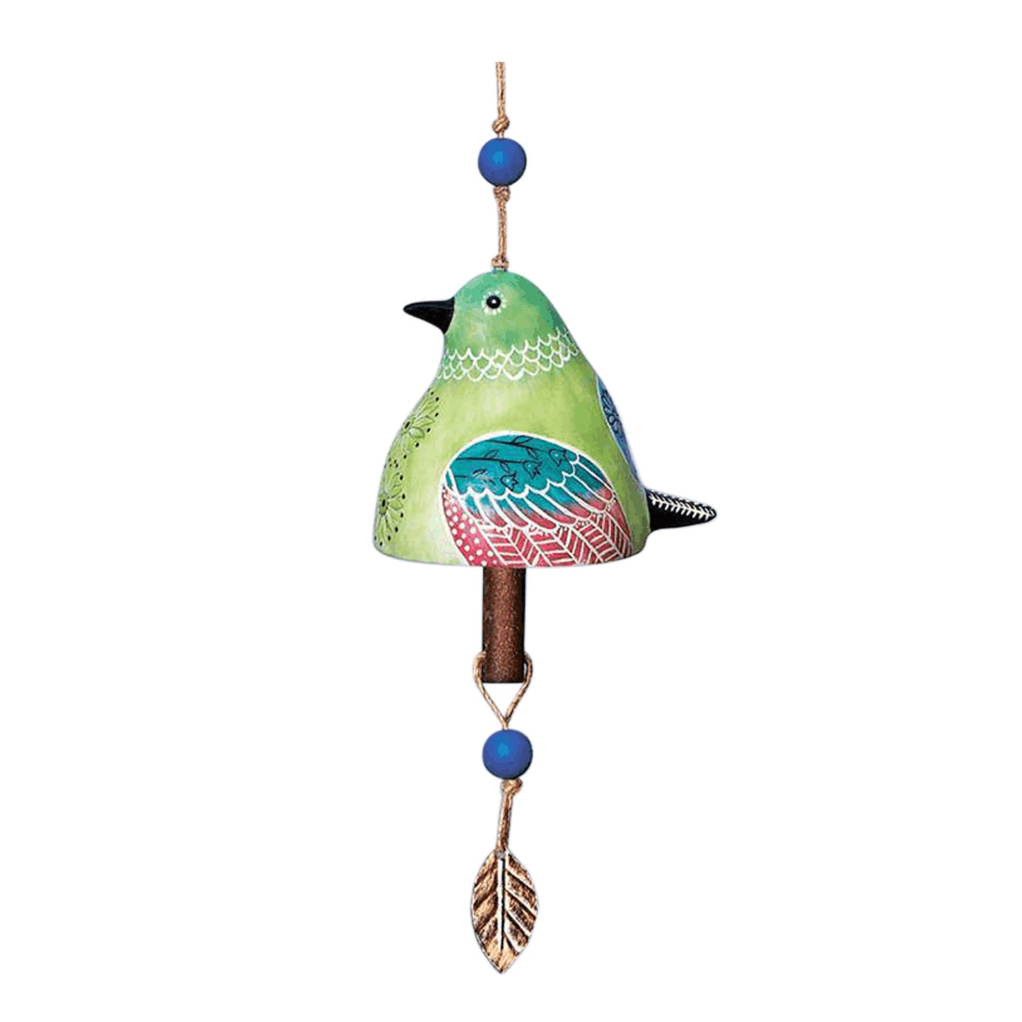 BIRD SONG BELL Resin Handicraft Wind Chime Pendant Garden Home Decoration