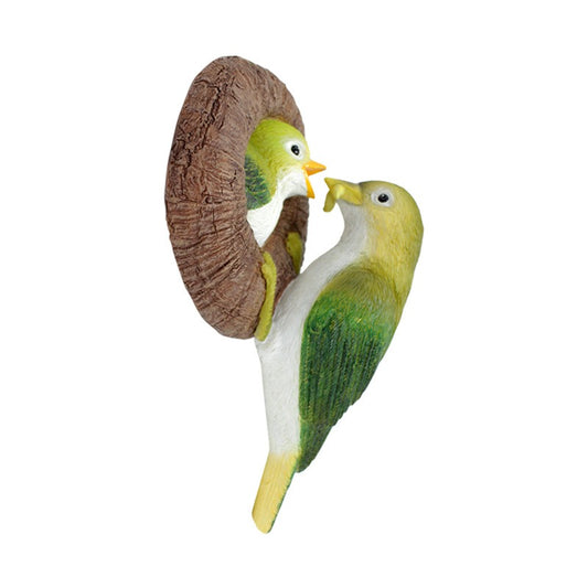 Xiuyan Bird Tree Cave Garden Resin Pendant