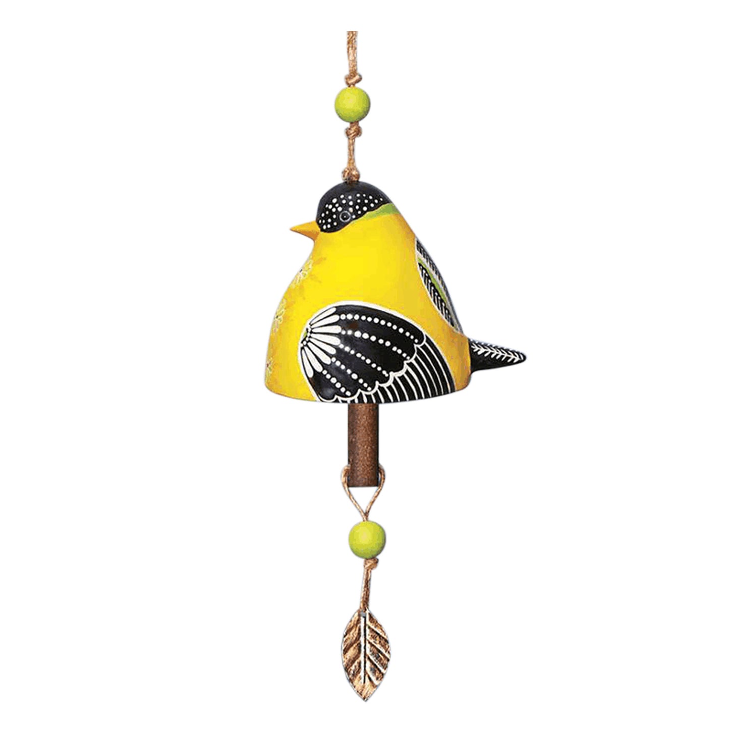 BIRD SONG BELL Resin Handicraft Wind Chime Pendant Garden Home Decoration