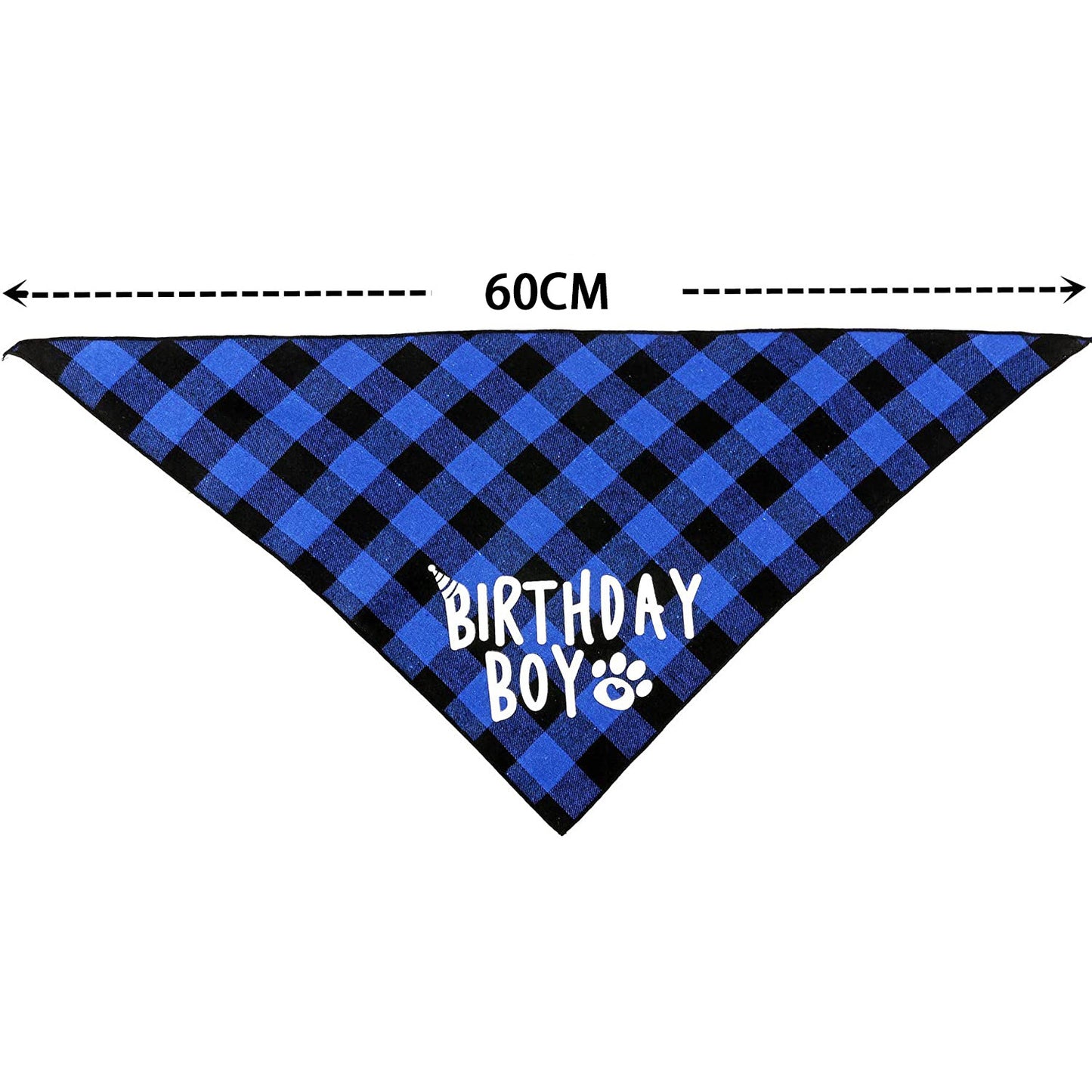 Pet Birthday Set  Triangle Scarf Hat Pet Party Decoration Styling Outdoor Creative