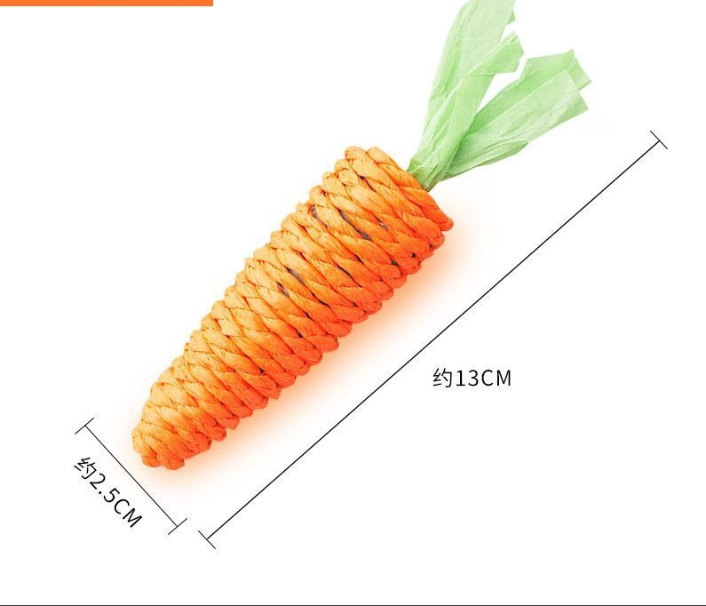 Cat toys, radish, self relieving puzzle tool, teeth grinding, bite resistance, sisal hemp, cat teasing products, cat teasing stick