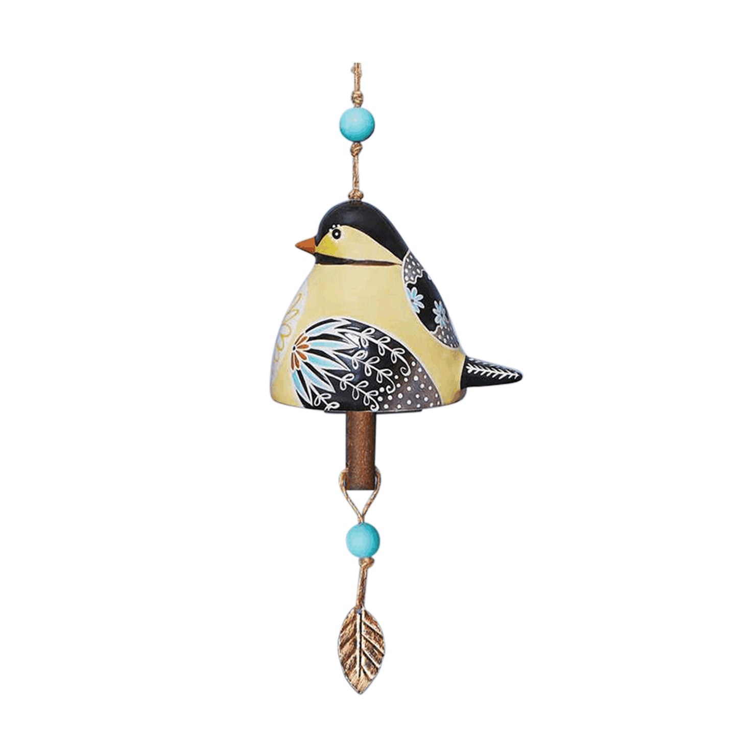 BIRD SONG BELL Resin Handicraft Wind Chime Pendant Garden Home Decoration