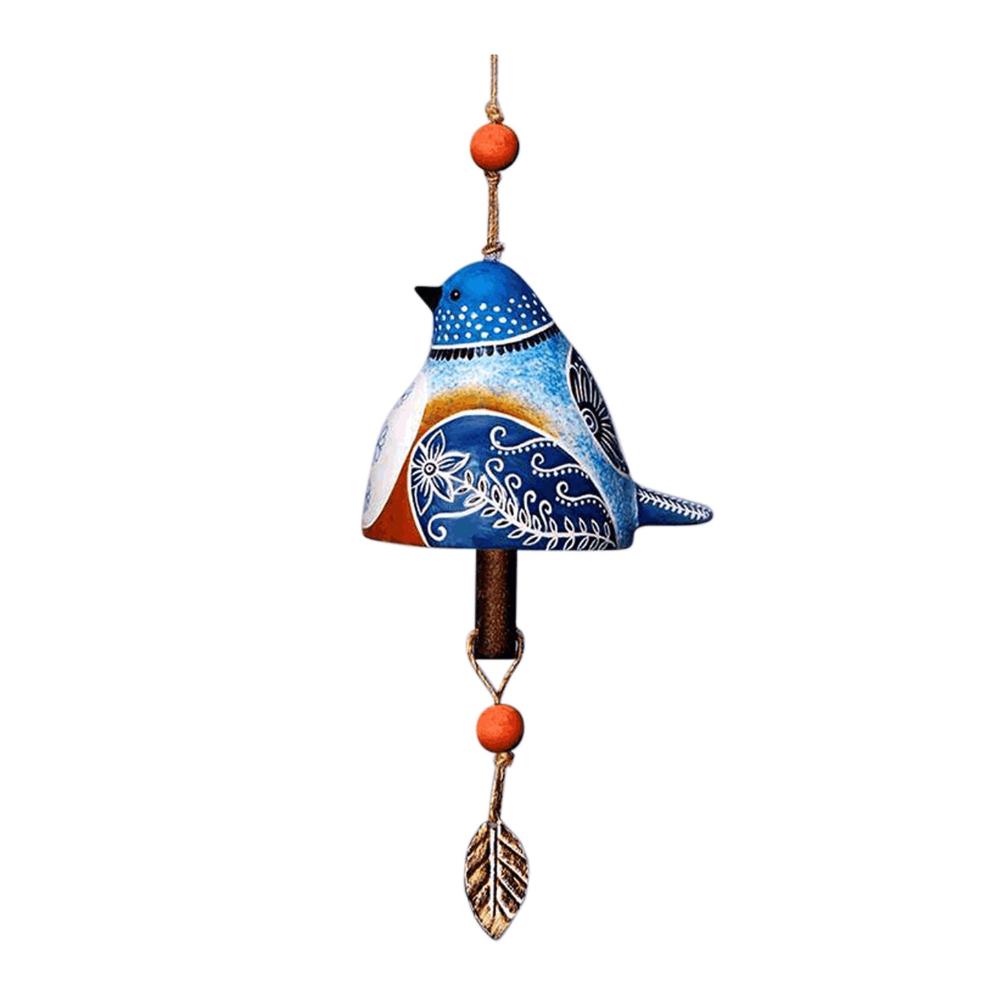 BIRD SONG BELL Resin Handicraft Wind Chime Pendant Garden Home Decoration