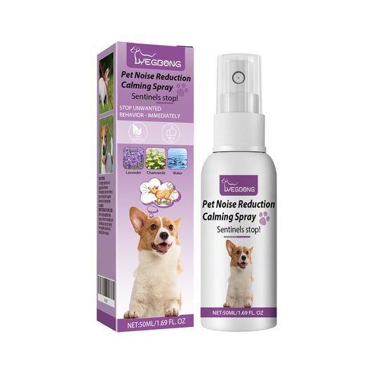 Yegbong Pet Noise Reduction Calming Spray, Prevent Stress Soothe Pet Calm Mood Reduce Pet Noise Spray