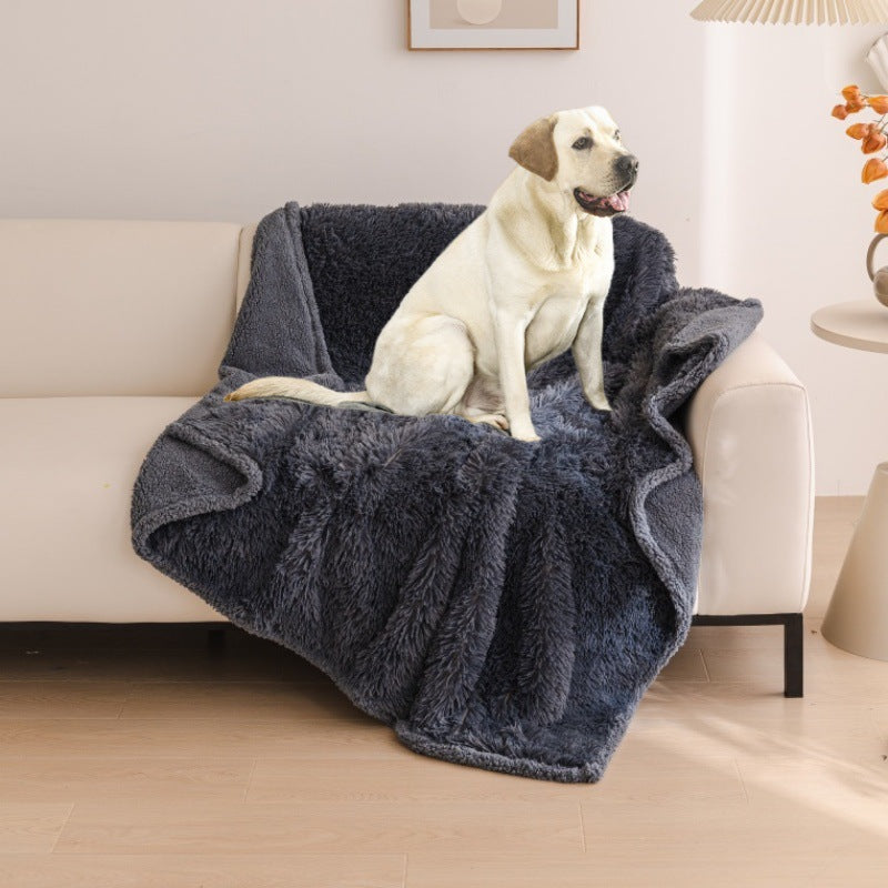 Pet waterproof blanket flannel comfortable cotton fleece Sherpa thick pet blanket