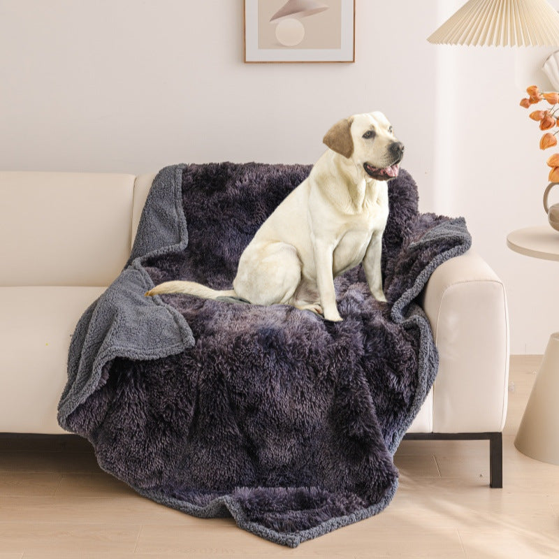 Pet waterproof blanket flannel comfortable cotton fleece Sherpa thick pet blanket