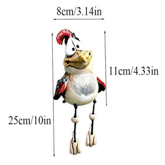 New Cute Bird Sparrow Garden Animal Statue Decorative Resin Craft Ornament