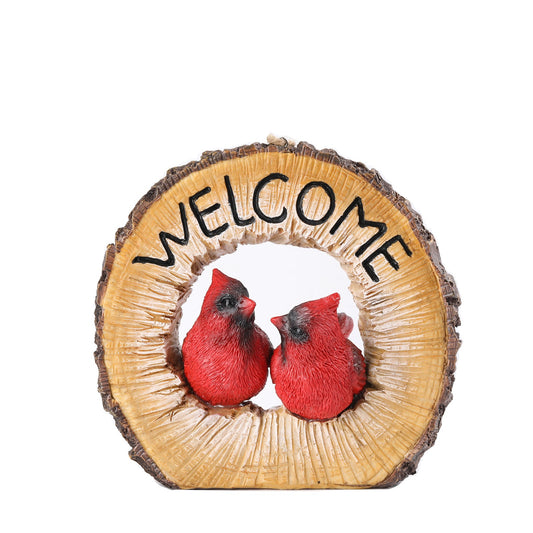 Couple Red Bird Pendant Resin Ornament