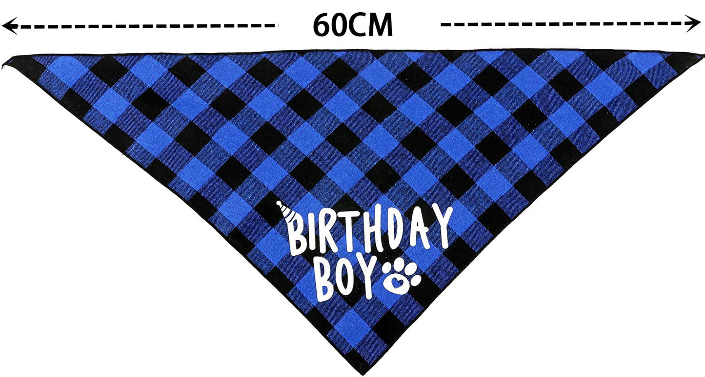 Pet Birthday Set  Triangle Scarf Hat Pet Party Decoration Styling Outdoor Creative