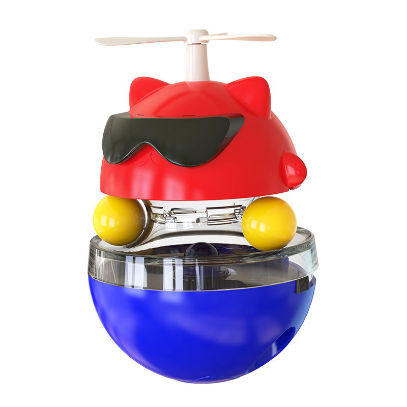 Cat Toys Laser Electric Infrared Funny Cat Turntable Tumbler Lucky Cat Stick Pet Supplies