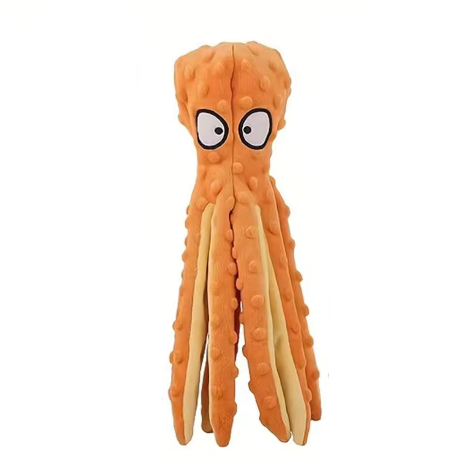 Octopus Plush Squeaky Dog Toy – Soft Chewy Fun - in Shopify