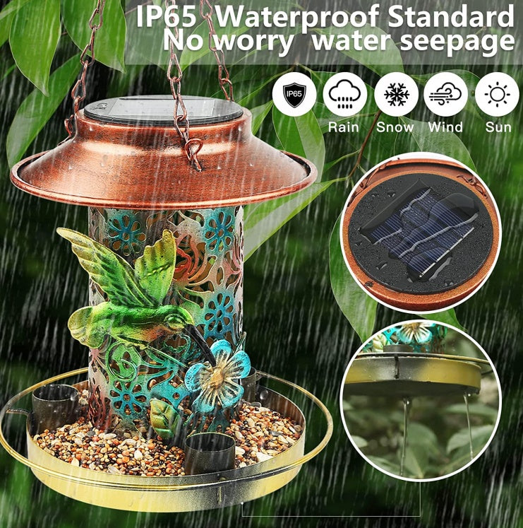 This amazing Solar Bird Feeder, special for For Bird Lovers.
