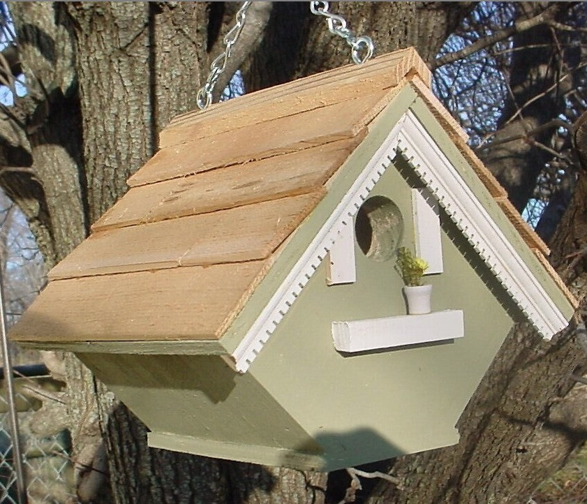 Mark Victorian Wren Birdhouse – Handcrafted Wooden Garden Cottage