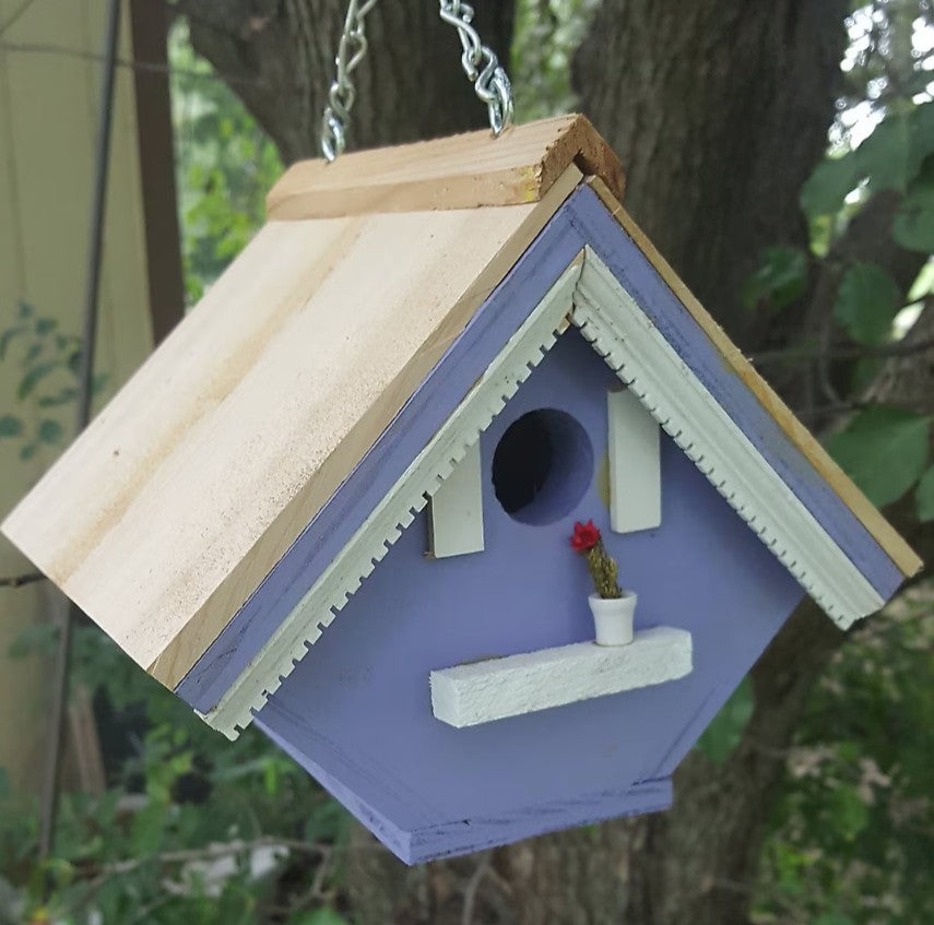 Mark Victorian Wren Birdhouse – Handcrafted Wooden Garden Cottage