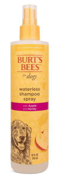 Burt's Bees for Dogs Natural Waterless Shampoo Spray with Apple and Honey | Dry Dog Shampoo for All Dogs and Puppies | Best Puppy and Dog Spray | Cruelty Free, Sulfate & Paraben Free, 10 Ounces