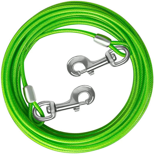 Dog Tie Out Cable 10/15/20/25/30 FT Dog Runner for Yard