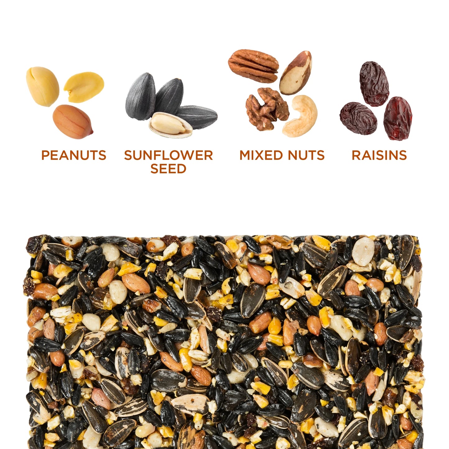 (2 Pack)  Woodpecker Seed Cake Wild Bird Food, Pressed Seed Block, 24 Oz.