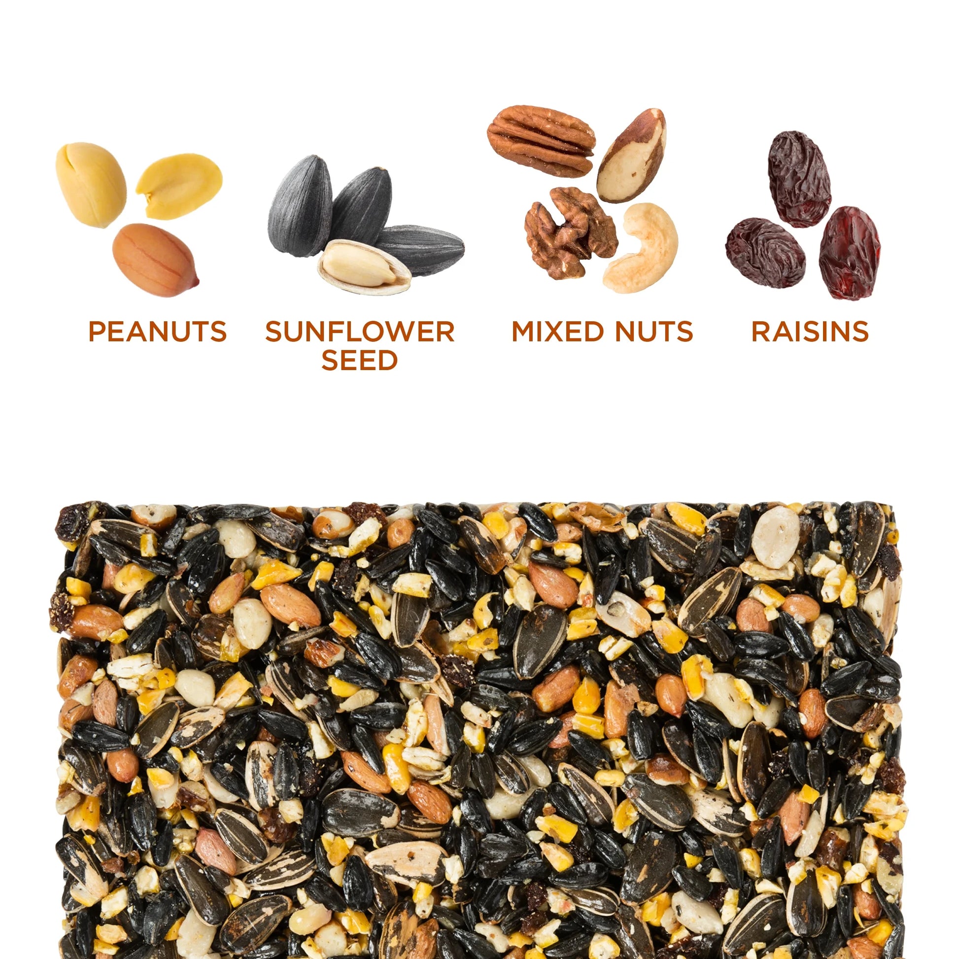 (2 Pack)  Woodpecker Seed Cake Wild Bird Food, Pressed Seed Block, 24 Oz.