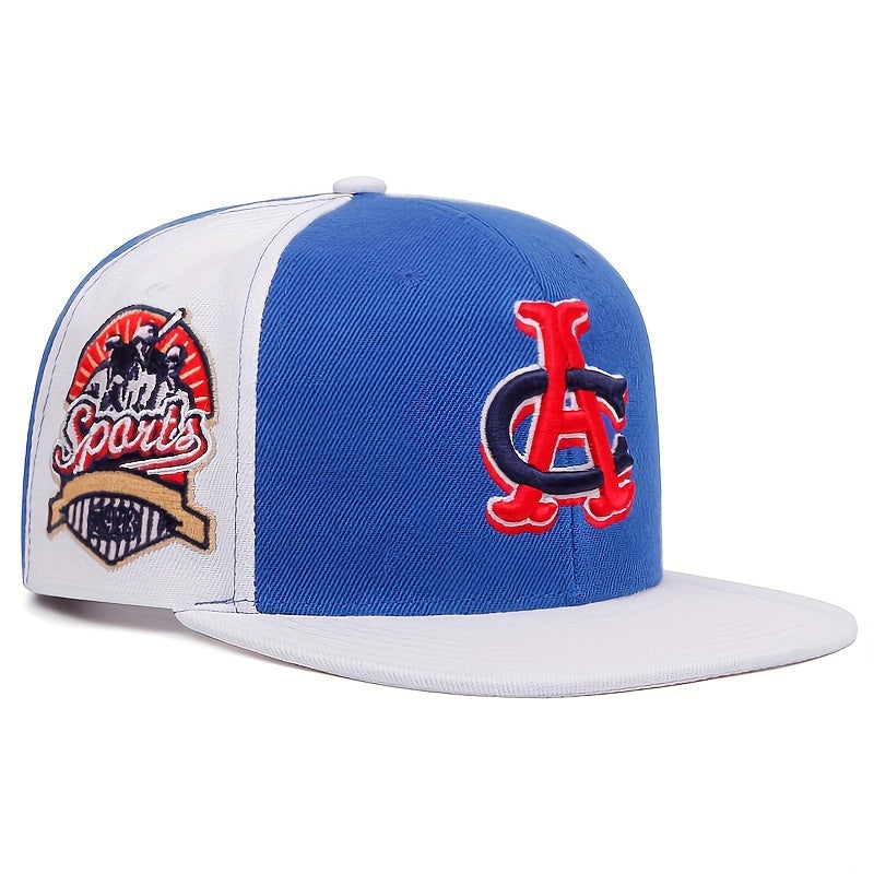 Lightweight Acrylic Embroidered Baseball Cap with Flat Brim