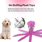Octopus Plush Squeaky Dog Toy – Soft Chewy Fun